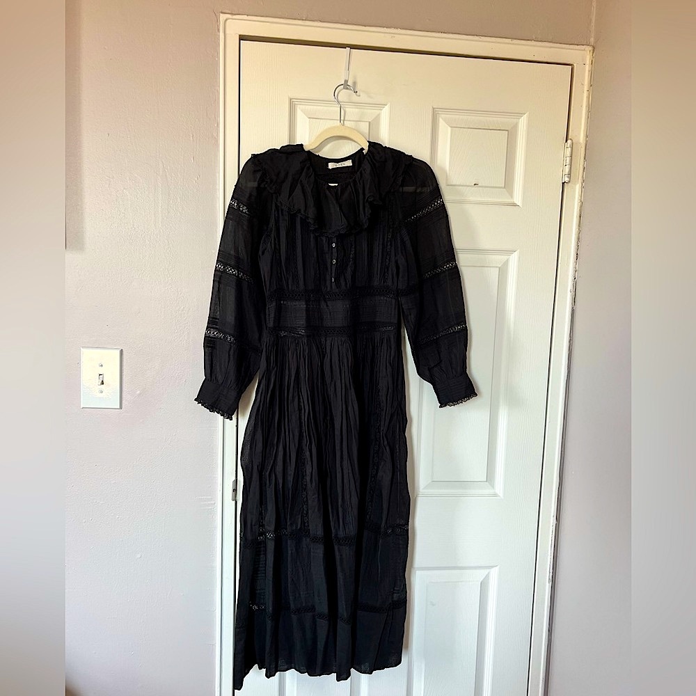 DOEN MARLA DRESS -- BLACK - Picture 6 of 10